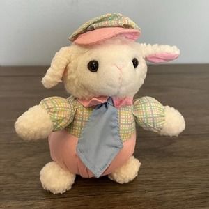 Fordlet White Lamb Sheep Sherpa Plush Vintage 1995